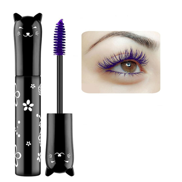 Purple Lashes Extensions Mascara, Eyes Makeup Eyelash Serum, Coloured Mascara Waterproof Fast Dry for Curling