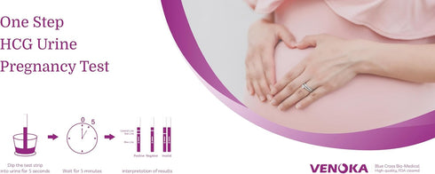 10 x Early Pregnancy Test Strips, Super Sensitivity 10 MIU/mL