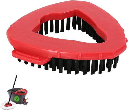 1 Pack Scrub Brush Mop Replacement Head - Compatible with O Cedar 1 Tank System, 360 Degree Cleaning Mop Head