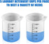 3pcs Laundry Detergent Cup, Silicone Measuring Cup with Scale Marks for Liquid Detergent