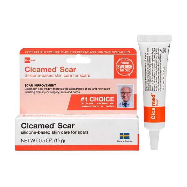 Silicone Scar Gel - Advanced Cream for Surgical Scars, C-Section, Burns, Keloids, Acne Marks - 0.5 oz (15g) - Works