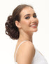 Yamel Messy Bun Scrunchie Chignon Hairpiece - Updo Curly Bun Extension Combs for Women in Dark Blonde