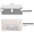 REXBETI 100PCS Industrial Single Edge Razor Blades, Suitable for Removing Labels, Decals, Stickers, and Old Paint