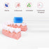 Wellgler's Disposable Oral Swabs, Sterile Sponge Mouth Swabs (250pcs, Blue)