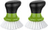 MR.SIGA Dish Scrub Brush, Palm Brush Dish Scrubber with Ergonomic Grip, Kitchen
