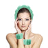 Spa Headbands for Washing Face - 3 Pc Set of Skincare Headbands with Wristbands, Cute Hair Accessories