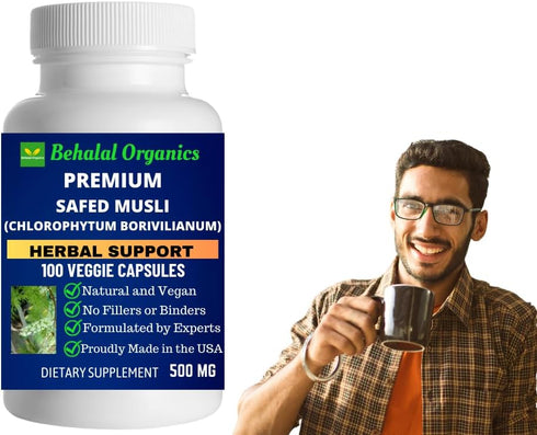 Quick Release Capsules with Safed Musli for Enhanced Wellness