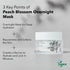 Peach Blossom Overnight Mask with Vitamin C, Rejuvenating and Hydrating, Product of Korea - 1.69 fl. Oz