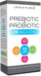 Lean & Pure Prebiotic & Probiotic, 30 Count, 25 Billion Live and Shelf Stable Cultures, Non-GMO, Vegetarian, Gluten Free
