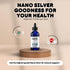 Optivida Health Colloidal Nano Silver Liquid for Immune Support, Promotes Healthy Immune System, Nano Silver Solution