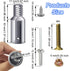 Threaded Tip Replacement Ultra Threaded Tip Repair Kit Aluminum Extension Pole End Adapter Metal Handle Tips for 1 Inch Wood Metal Pole Stick Mop Broom Brush (4 Pack) by Anranmm