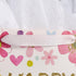 SUNCOLOR 13" Large Birthday Gift Bags with Tissue Paper and Card, Flowers Design