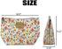 Floral Print Makeup Cosmetic Bag Carry Case, 14 Patterns