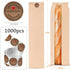 PEOKPIPLE 1000 120-Pack 4.5 2.5 16 Inch Packaging Bread Bags for Homemade Bread with Labels, x x Paper Bags for Bread