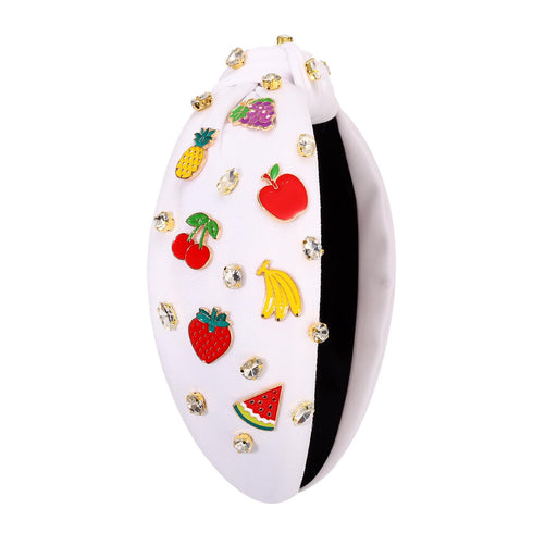 Summer Fruit Headbands for Women - Tropical Strawberry, Pineapple, Cherry, Watermelon Hair Accessories
