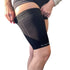 Thigh Compression Sleeve for Hamstring, Quadriceps, Groin Pulls - Athletic Support (Single) - 2 Sleeves - Midnight