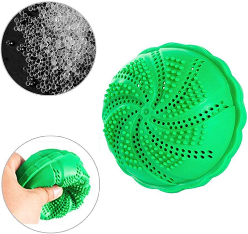 Laundry Balls Wash Balls - Pure Natural Alternative Detergent, Set of 2