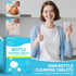 Set 30 Bottle Cleaning with Long Handle Brush and Dissolving Tablets, for Thermos, Coffee Pot, Glass, Tumbler