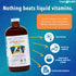 LIQUIDHEALTH Attention Liquid Multivitamin for Kids & Teens - 16 oz, Vegan, Sugar-Free, Great Taste