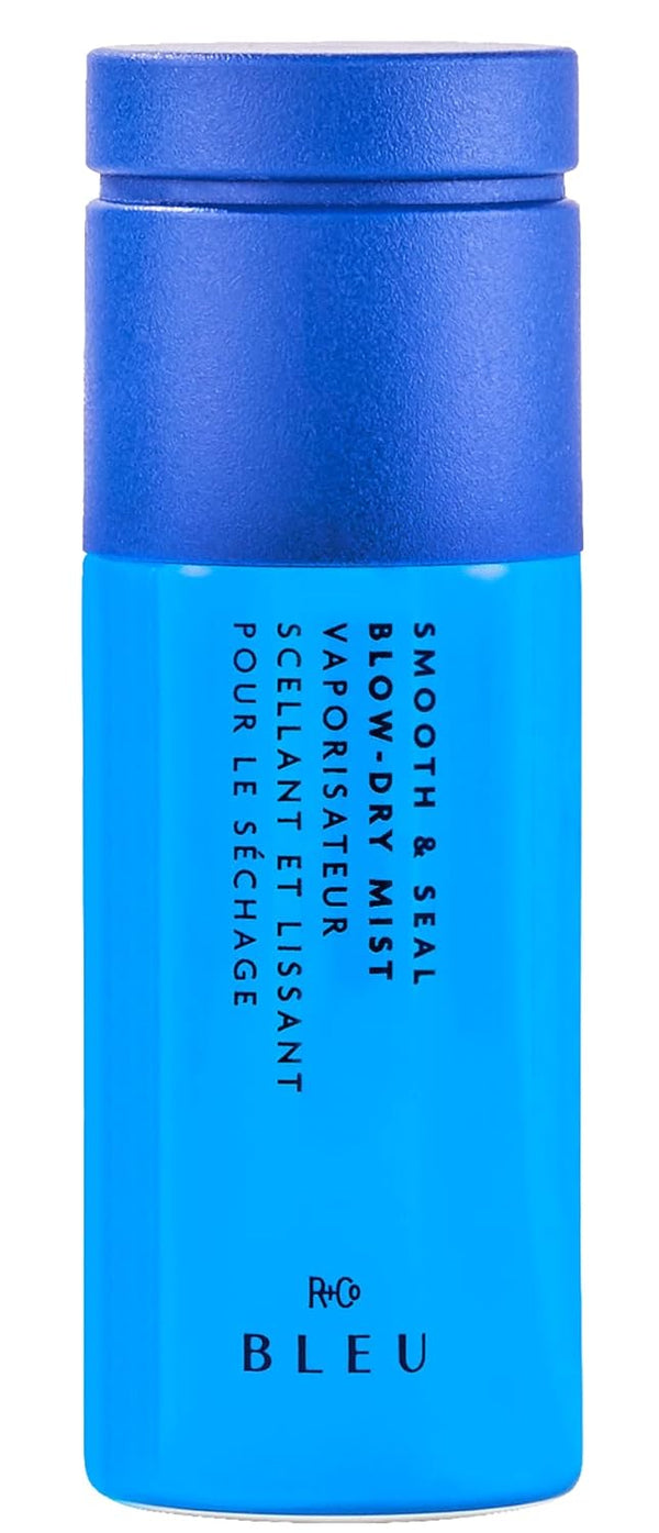 R+Co BLEU Smooth & Seal Blow-Dry Mist Mini, Nourishes and Protects Hair, Vegan and Cruelty-Free, 1 Oz
