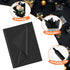 PLULON 60 Sheets Black Tissue Paper Bulk, Gift Wrap Tissue Paper for Birthday Wedding Holiday Flower Packaging