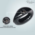 Parcelona Set of 2 Small French Flat Tube Celluloid Clips, Non-Slip Grip Hair Accessories