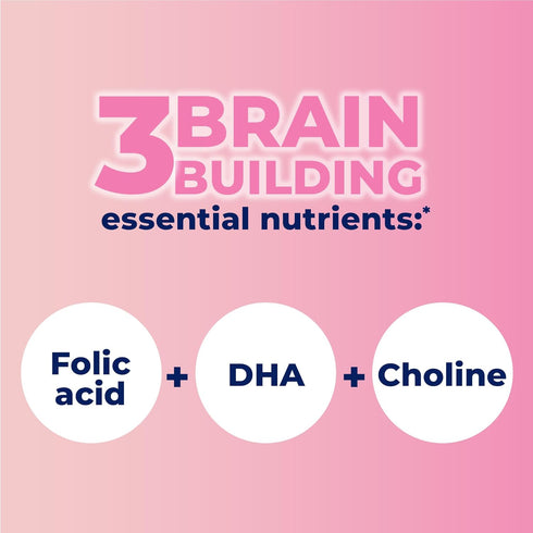 One A Day Women's Prenatal Advanced Multivitamin, Brain Support with Choline, Folic Acid, Omega-3 DHA & Iron, 60 Count