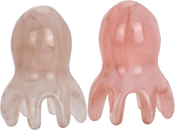 Prebafo 2Pcs Octopus Head Massage Comb - Scalp Massager Tool for Deep Relaxation,
