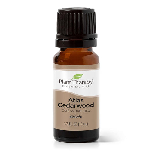 Plant Therapy Cedarwood Atlas Essential Oil 10 mL (1/3 oz) - 100% Pure, Undiluted, Natural Aromatherapy