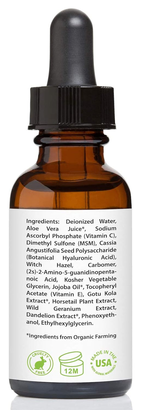 Vitamin C Serum for Face, 20% with Hyaluronic Acid & Vitamin E, 1 fl. oz.