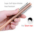 Small Round Brush for Short Hair, 1 Inch Mini Quiff Roller for Women and Men, Best for Styling, Lifting, Curling - Off