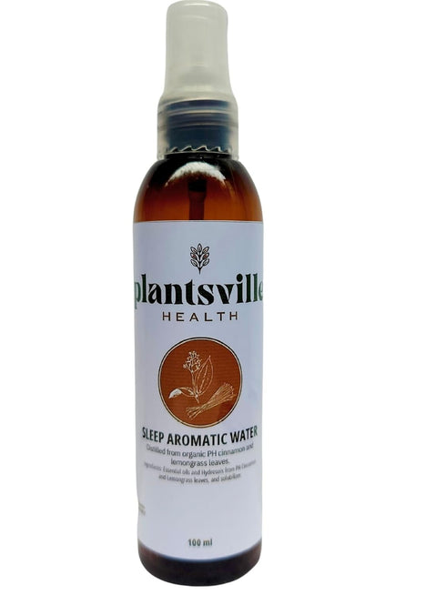 plantsville HEALTH 100 ml (3.38 oz) 2 Organic Philippine Cinnamon & Lemongrass Sleep Aid Water to sleep better, US fl x
