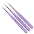 Nail Art Long Striper Brush Set by Beaute Galleria - 3 Pieces (12mm, 16mm, 22mm) for Fine Line, Detailer