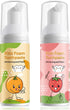 Kids Foam Toothpaste with Low Fluoride, Orange and Strawberry Flavor - Safe Natural Formula for U-Shape Electric