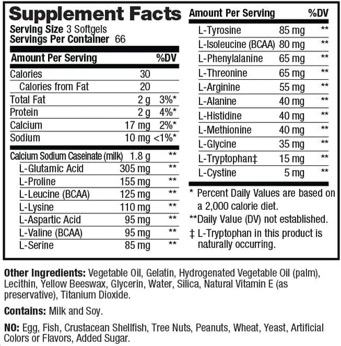 PROLAB Amino GEL-CAPS, 200 Count