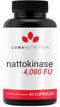 Luma Nutrition Nattokinase Supplement, 60 Capsules - Heart Health Support with 4000 FU Per Serving