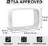 Moyad Clear Toiletry Bag Makeup Bags TSA Approved Travel Toiletry Bag for Carry-on (Beige, 1 Pack)