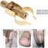 Ingrown Toenail Lifter, Stainless Steel Nail Corrector Tool for Curved Ingrown Toenails, Foot Care Pedicure Tool (Gold)