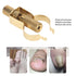 Ingrown Toenail Lifter Tool, Stainless Steel Professional Clamp for Ingrown Toenail Care, Paronychia (Gold)