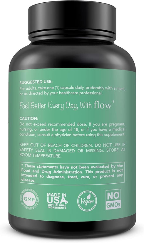 Nattokinase 2000 FU 100mg | 60 Vegan Capsules | Pure, Non-GMO Natural Blood Thinner & Flow Supplement