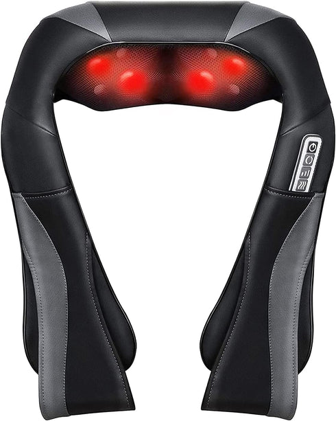 U/B Neck and Back Massager with Heat, Electric Shoulder Massage with 8 Nodes,