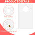 WJIAAA 30 Pack 24" Disposable Bibs, Plastic Adult Bibs for Elderly Senior Men Women Eating Oil-Proof and Waterproof