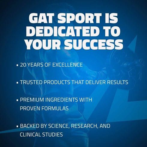 GAT SPORT Nitraflex Advanced Pre-Workout Powder, Blue Raspberry, 30 Servings for Strength and Energy