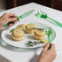 Pocoxll 150 Pack Set, Set, 50 50 50 Green Plastic Silverware Disposable Cutlery, Heavy Duty Flatware Disposable Plastic