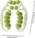 kowaku 20 Elbow (Green01) Massage Roller Relax Roller Wheels, Cellulite Roller Muscle Relaxer Circular Leg Clamps Leg