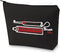 G2TUP Novelty Travel Toothbrush Holder, Brush Me Canvas Dopp Kit for Toiletries (Black Bag)