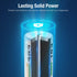EBL Rechargeable C Batteries, 5000mAh Ni-MH High Capacity C Cell Battery, Pack of 4