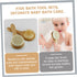Set BESPORTBLE Newborn Hair Care Brush Wooden Comb and Massager for Toddler Scalp Gentle Brushing Tool for Babies