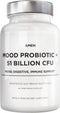 Amen Mood Probiotic Supplement 51 Billion CFU - Organic Prebiotics and Probiotics, Vegan & Non-GMO, 60 Capsules