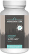 Mountain Peak Nutritionals Sleep Easy - Sleep Support Supplement with 5-HTP, Amino Acids, Melatonin, 60 Capsules